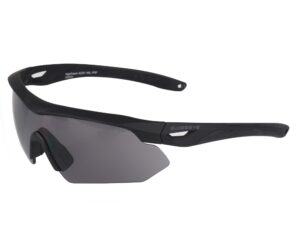 Swiss Eye - Okulary strzeleckie Nighthawk z zestawem wizjerów Czarny