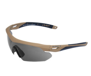 Swiss Eye - Okulary strzeleckie Nighthawk z zestawem wizjerów - Coyote