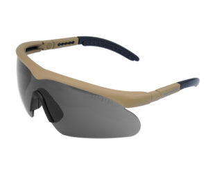 Swiss Eye - Okulary strzeleckie Raptor z zestawem wizjerów - Coyote