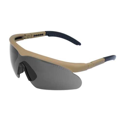 Swiss Eye - Okulary strzeleckie Raptor z zestawem wizjerów - Coyote