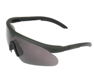 Swiss Eye - Okulary strzeleckie Raptor z zestawem wizjerów - Rubber Green